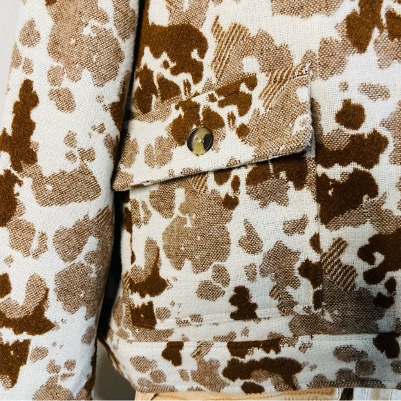 Sonoma Animal Print Collared Wool Jacket - Picture 3 of 10